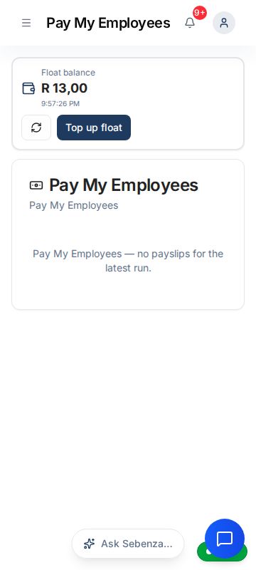 Pay My Employees — mobile screen