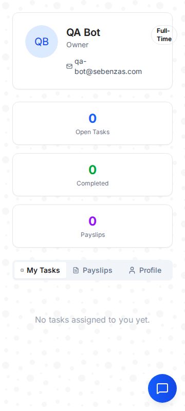 My Profile — mobile screen